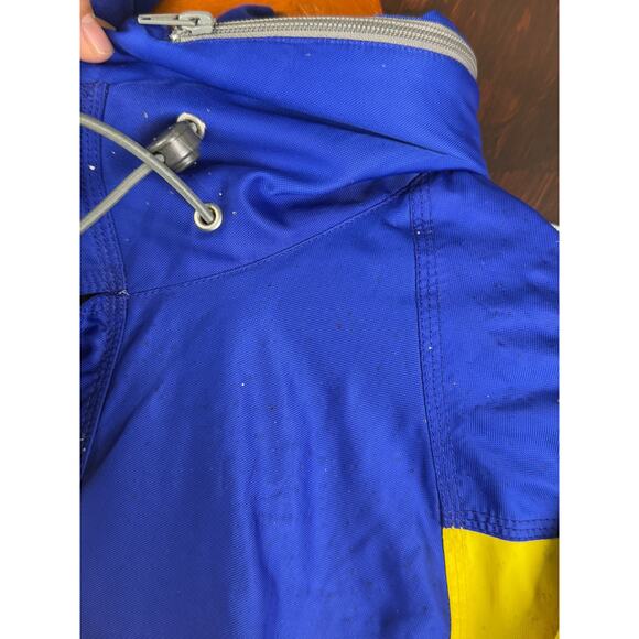 FILA Ski Performance Celtech-Hi Competition Jacket Retro Blue Yellow Mens Medium - Picture 7 of 11